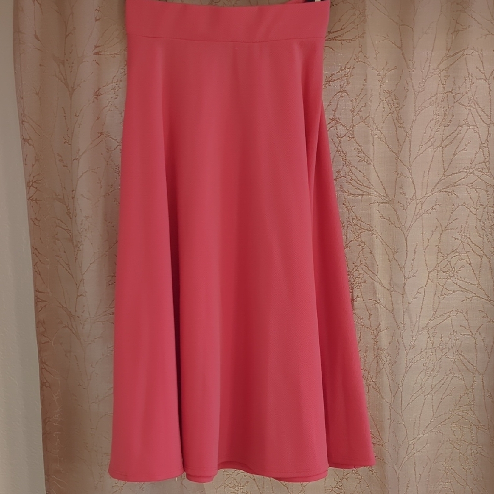 Elegant Pink A-Line Skirt